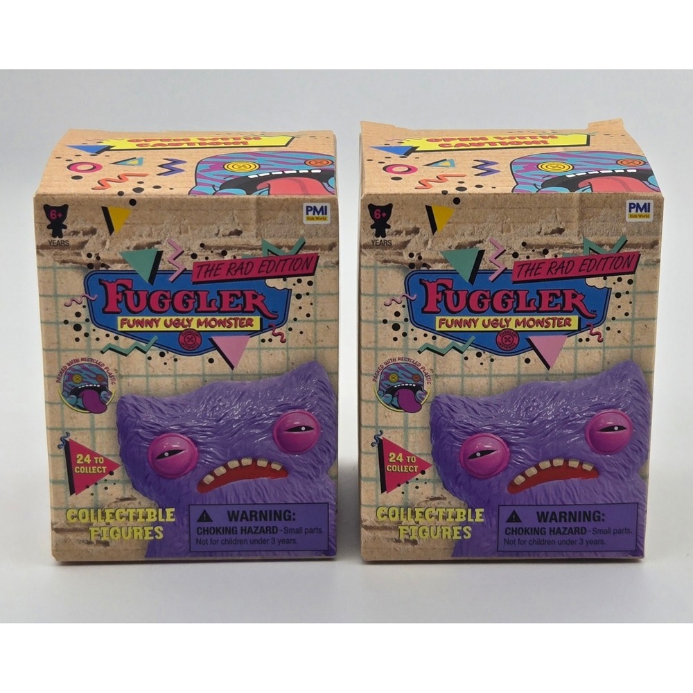 Fuggler Funny Ugly Monster Rad Edition Collectible Figures Lot of 2 Blind Sealed